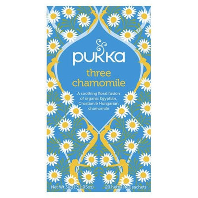 Stort online udvalg i Pukka Three Chamomile Te 20 br. ❤ Pukka ❤ Hurtig levering: 1 - 2 Hverdage og gratis fragt v/køb over 295 kr. GLS til pakkeshop ❤ Varenummer: HG-21540 og barcode / Ean: på lager - Kæmpe udvalg i Mad & drikke - Over 434 design brands på udsalg