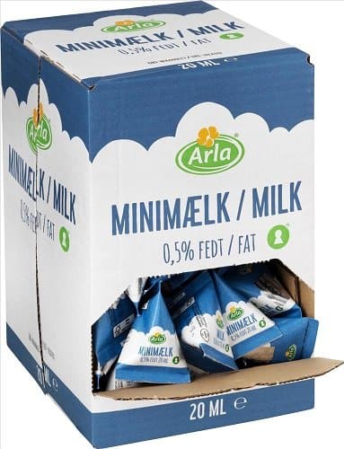 Se Kaffemælk, Mini 0,5% (100x20ml) ✔ Kæmpe udvalg i  Eclat ✔ Hurtig levering: 1 - 2 Hverdage samt billig fragt - Varenummer: BAR-463444 og barcode / Ean: '5711953024603 på lager - Udsalg på  Spar op til 56% - Over 324 kendte brands på udsalg