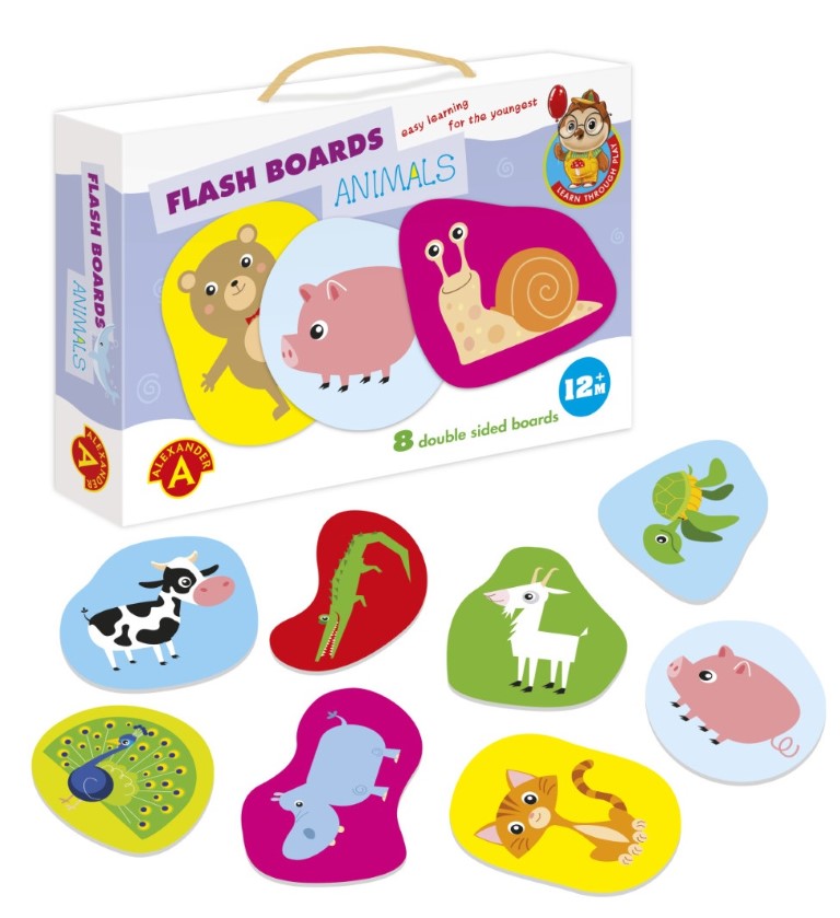 Se Alexander Flash Boards - Animals Babylegetøj (fra 12 mdr) ❤ Stort online udvalg i Alexander ❤ Hurtig levering: 1 - 2 Hverdage samt billig fragt ❤ Varenummer: MMA-2181858 og barcode / Ean: &