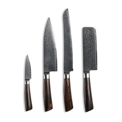 Se Knivsæt - Allround Set - Rose (4 knive) ❤ Kæmpe udvalg i Qookware ❤ Hurtig levering: 1 - 2 Hverdage samt billig fragt - Varenummer: QOO-46455406264666 og barcode / Ean: '5745000613489 på lager - tilbud på Køkkenknive Spar op til 59% - Over 454 design mærker på tilbud