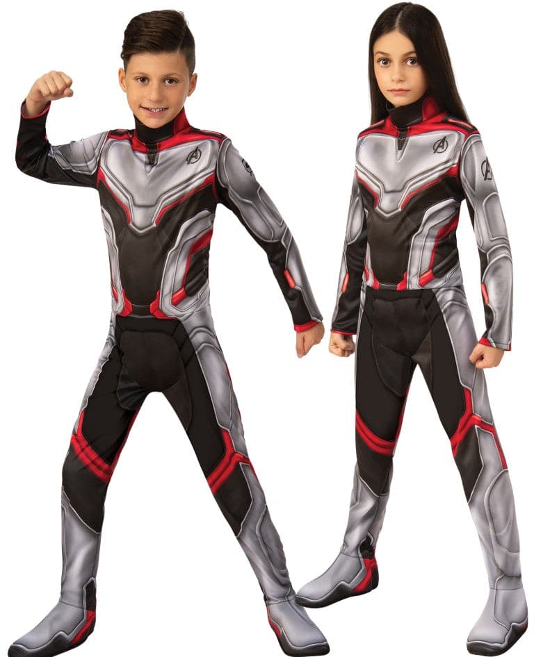 Se Avengers ENDGAME TEAM SUIT Børne Udklædning (3-7 år) ✔ Kæmpe udvalg i  Rubie&