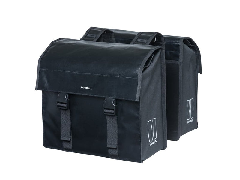 Se Basil Urban Load - Cykeltaske - Double bag - 48-53 liter - Black ✔ Kæmpe udvalg i  Basil ✔ Hurtig levering: 1 - 2 Hverdage samt billig fragt - Varenummer: CKP-8715019177385 og barcode / Ean: &