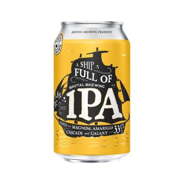 Se Ship Full Of Ipa 33 Cl. ❤ Kæmpe udvalg i Brutal Brewing ❤ Hurtig levering: 1 - 2 Hverdage samt billig fragt - Varenummer: BAR-690899 og barcode / Ean: &