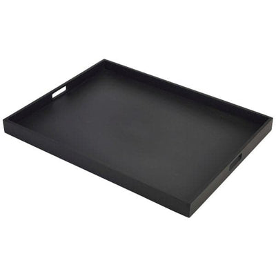 Se Solid Black Butlers Tray 64 x 48 x 4.5cm ❤ Kæmpe udvalg i Genware ❤ Hurtig levering: 1 - 2 Hverdage samt billig fragt - Varenummer: BAR-632349 og barcode / Ean: '5020403016151 på lager - Udsalg på Barudstyr Tjenerudstyr Serveringsbakker Spar op til 53% - Over 434 design mærker på udsalg