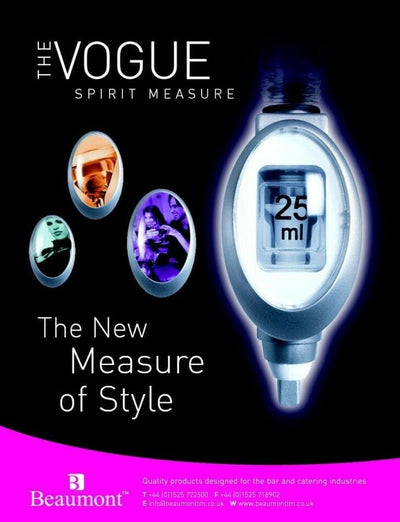 Se Spritdispenser Mål 25ml Vogue ❤ Kæmpe udvalg i Beaumont ❤ Hurtig levering: 1 - 2 Hverdage samt billig fragt - Varenummer: BAR-11450 og barcode / Ean: '5020229102540 på lager - Udsalg på Barudstyr Skænk & Mål Spritdispensere Spar op til 52% - Over 400 kendte brands på udsalg