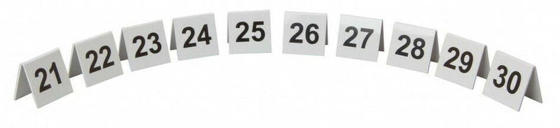 Se Bordnummer Plast Nr. 21-30 Sæt ❤ Kæmpe udvalg i Beaumont ❤ Hurtig levering: 1 - 2 Hverdage samt billig fragt - Varenummer: BAR-10329 og barcode / Ean: &