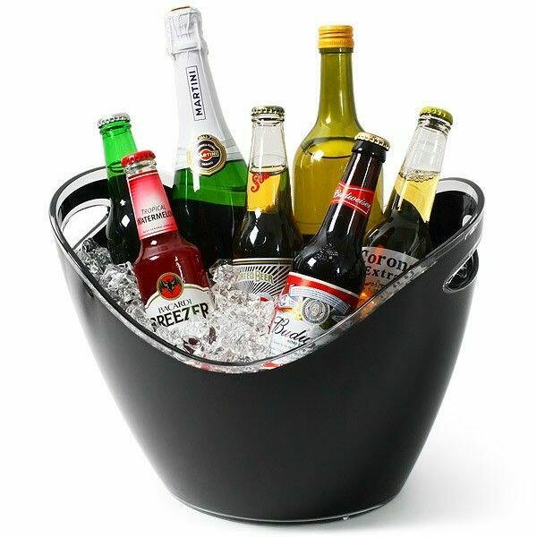 Se Vin / Champagne Køler Sort 8 Liter Plast ❤ Kæmpe udvalg i Beaumont ❤ Hurtig levering: 1 - 2 Hverdage samt billig fragt - Varenummer: BAR-15534 og barcode / Ean: &