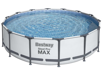 Se Bestway Steel Pro MAX Frame Pool 427 x 107cm m/pumpe, stige m.v. ✔ Kæmpe udvalg i  Bestway ✔ Hurtig levering: 1 - 2 Hverdage samt billig fragt - Varenummer: MMA-17856950 og barcode / Ean: '6942138983135 på lager - Udsalg på Badebassin/pools til pumpe Spar op til 55% - Over 1454 design brands på udsalg