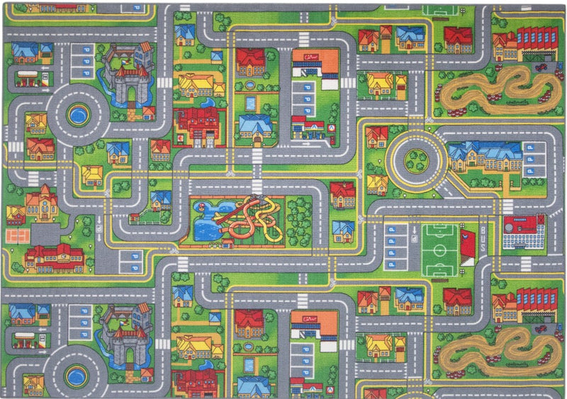 Se Bil Legetæppe Playcity  95 x 200 cm ✔ Kæmpe udvalg i  Associated Weavers ✔ Hurtig levering: 1 - 2 Hverdage samt billig fragt - Varenummer: MMA-177097 og barcode / Ean: &