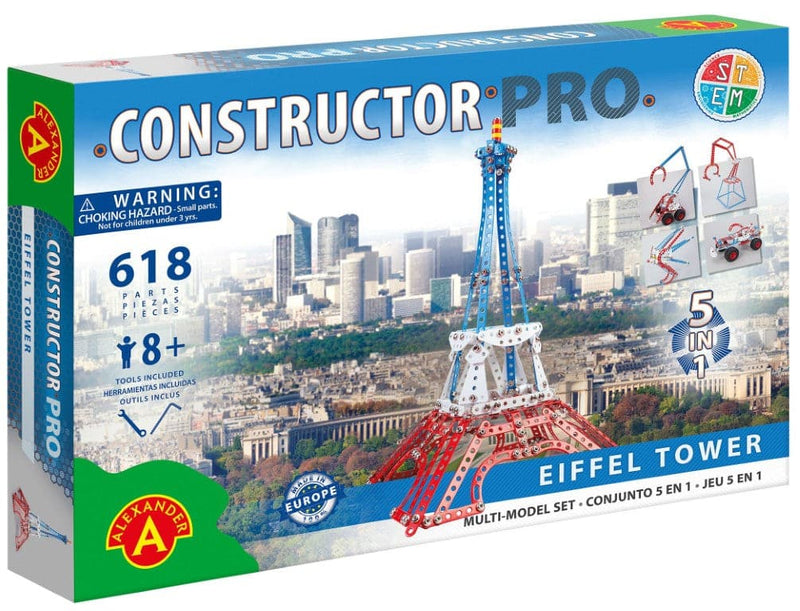 Se Constructor Pro Eiffeltårnet 5-i-1 Metal Konstruktionsbyggesæt ✔ Kæmpe udvalg i  Alexander ✔ Hurtig levering: 1 - 2 Hverdage samt billig fragt - Varenummer: MMA-2181907 og barcode / Ean: &