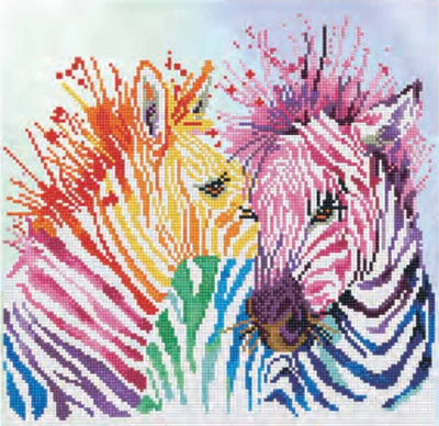 Se Diamond Dotz 40 x 40 cm - Rainbow Zebraer ✔ Kæmpe udvalg i  Diamond Dotz ✔ Hurtig levering: 1 - 2 Hverdage samt billig fragt - Varenummer: MMA-212034 og barcode / Ean: '4897073244747 på lager - Udsalg på Diamond Dotz Original Spar op til 55% - Over 434 design brands på udsalg