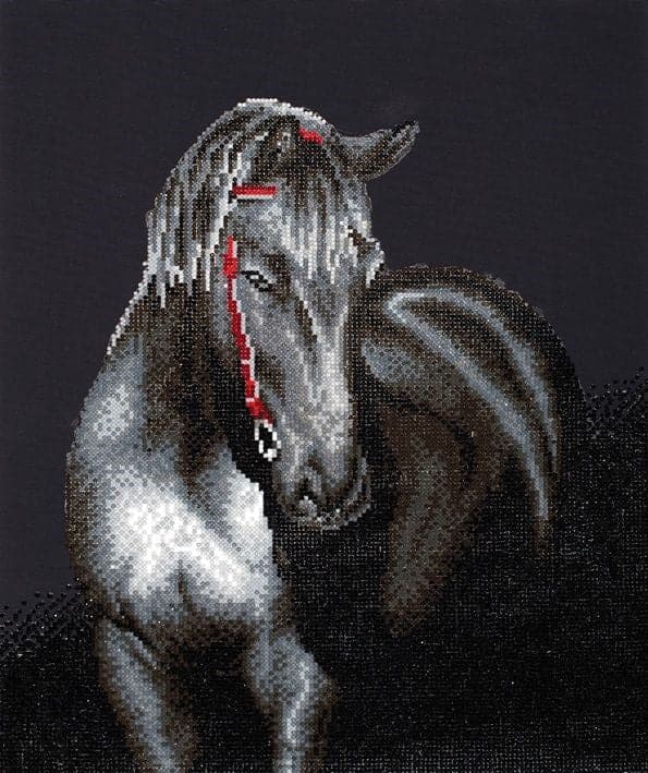 Se Diamond Dotz 53 x 42 cm - Midnight Stallion Hest ✔ Kæmpe udvalg i  Diamond Dotz ✔ Hurtig levering: 1 - 2 Hverdage samt billig fragt - Varenummer: MMA-212041 og barcode / Ean: &