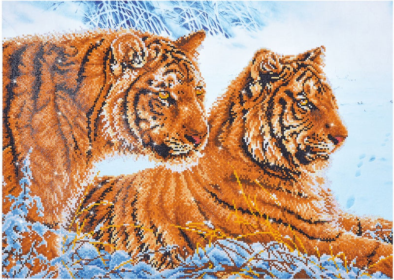 Se Diamond Dotz 71 x 51 cm - Tigre i sne ✔ Kæmpe udvalg i  Diamond Dotz ✔ Hurtig levering: 1 - 2 Hverdage samt billig fragt - Varenummer: MMA-212048 og barcode / Ean: &