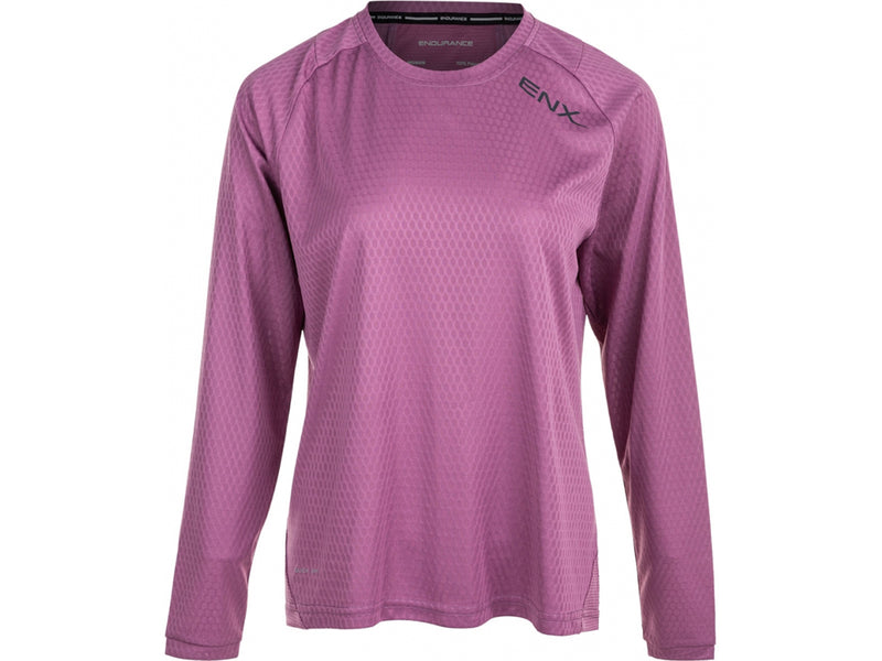 Se Endurance Jannie - Cykel/MTB trøje m. lange ærmer - Dame - Argyle Purple - Str. 46/3XL ❤ Stort online udvalg i Endurance ❤ Hurtig levering: 1 - 2 Hverdage samt billig fragt - Varenummer: CKP-5715041235360 og barcode / Ean: &