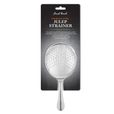 Se Final Touch Julep Strainer ❤ Kæmpe udvalg i Final Touch ❤ Hurtig levering: 1 - 2 Hverdage samt billig fragt - Varenummer: BAR-17644 og barcode / Ean: '886245009677 på lager - Udsalg på Barudstyr Barværktøj Strainers Spar op til 64% - Over 785 kendte brands på udsalg