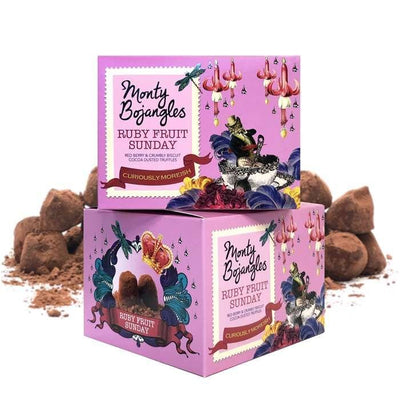 Se Monty Bojangles Chokoladetrøffel Chokolade / Røde Bær 150 G ❤ Kæmpe udvalg i Monty Bojangles ❤ Hurtig levering: 1 - 2 Hverdage samt billig fragt - Varenummer: BAR-703644 og barcode / Ean: '5060413260779 på lager - Udsalg på Delikatesser Snacks Chokolade delikatesse Spar op til 59% - Over 324 kendte brands på udsalg