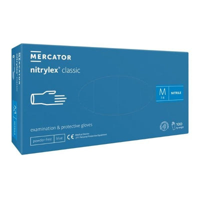 Se Nitrilhandske, Blå, M, Nitril, Pudderfri, 100 Stk. ❤ Kæmpe udvalg i GS Supply ❤ Hurtig levering: 1 - 2 Hverdage samt billig fragt - Varenummer: BAR-684158 og barcode / Ean: på lager - Udsalg på Home Rengøring Håndsprit & værnemidler Spar op til 63% - Over 785 kendte brands på udsalg