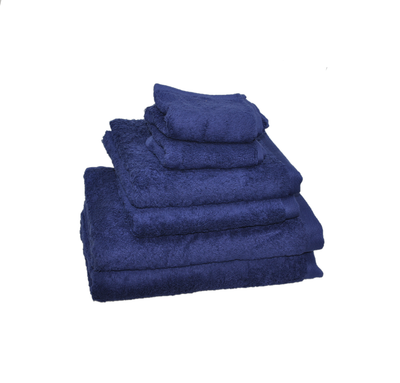 6 stk DRT Luksus Hotel & Spa Håndklædesæt i Navyblå håndklæder - Køb online nu