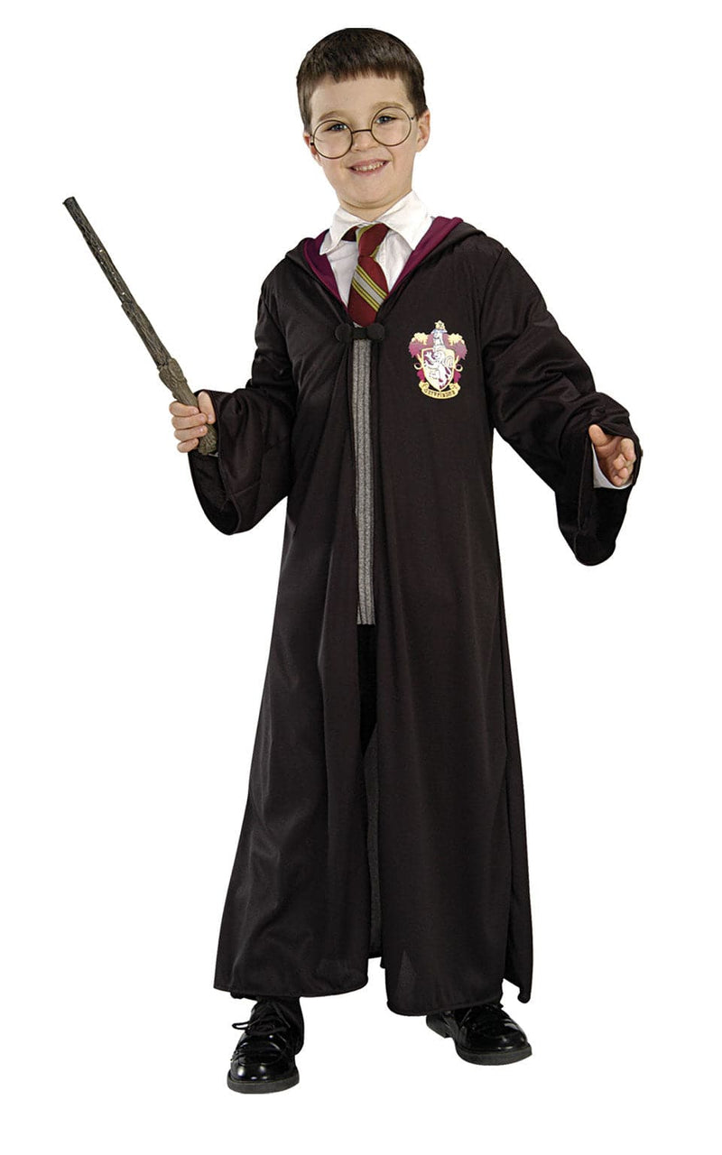 Se Harry Potter pakke med kappe, briller og tryllestav 5 - 8 år ✔ Kæmpe udvalg i Rubie&