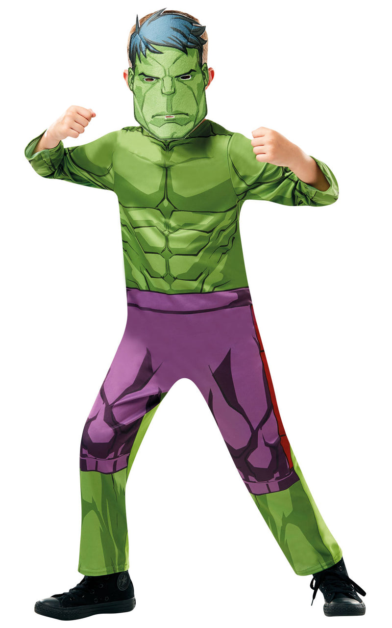 Se Hulk Børne Udklædningstøj (9-10 år) ✔ Kæmpe udvalg i Rubie&