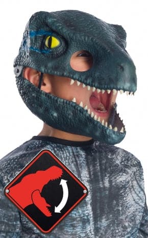 Se Jurassic World Velociraptor ''Blue'' Bevægelig Dinosaur Maske ✔ Kæmpe udvalg i Rubie's ✔ Hurtig levering: 1 - 2 Hverdage samt billig fragt - Varenummer: MMA-20368057 og barcode / Ean: '082686680578 på lager - Udsalg på Jurassic World Udklædning Spar op til 65% - Over 434 design brands på udsalg