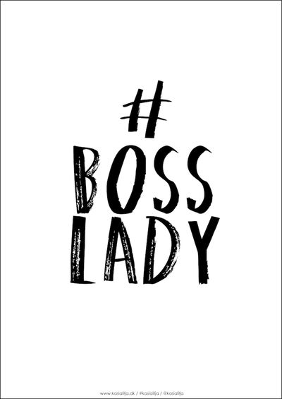 Se Kasia Lilja A4 Plakat - BOSS LADY (Sort) ❤ Stort online udvalg i Kasia Lilja ❤ Hurtig levering: 1 - 2 Hverdage samt billig fragt ❤ Varenummer: KASL-5137 og barcode / Ean: 5710495005804 på lager - Udsalg på Boligtilbehør - Over 424 kendte brands på udsalg