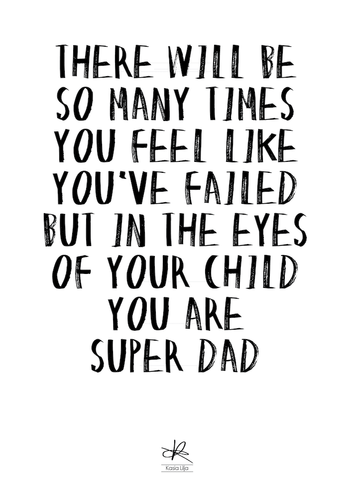 Se Kasia Lilja A4 Plakat - SUPER DAD ❤ Stort online udvalg i Kasia Lilja ❤ Hurtig levering: 1 - 2 Hverdage samt billig fragt ❤ Varenummer: KASL-5258 og barcode / Ean: 5710495006030 på lager - Udsalg på Boligtilbehør - Over 424 kendte brands på udsalg