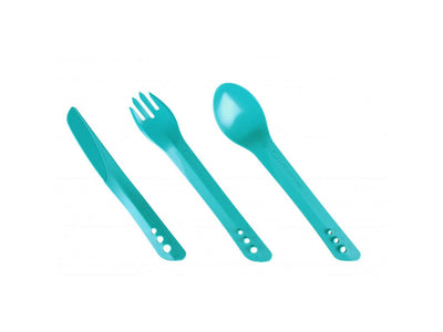 Se LifeVenture Ellipse Cutlery Set - Letvægts bestiksæt plastik med 3 dele - Teal ❤ Kæmpe udvalg i Lifeventure ❤ Hurtig levering: 1 - 2 Hverdage samt billig fragt - Varenummer: CKP-5031863750158 og barcode / Ean: '5031863750158 på lager - Udsalg på Service Spar op til 62% - Over 434 design mærker på udsalg