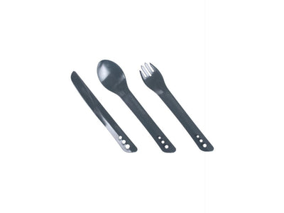 Se LifeVenture Ellipse Cutlery Set - Letvægts bestiksæt plastik med 3 dele - Gråsort ❤ Kæmpe udvalg i Lifeventure ❤ Hurtig levering: 1 - 2 Hverdage samt billig fragt - Varenummer: CKP-5031863750134 og barcode / Ean: '5031863750134 på lager - Udsalg på Service Spar op til 61% - Over 434 design mærker på udsalg