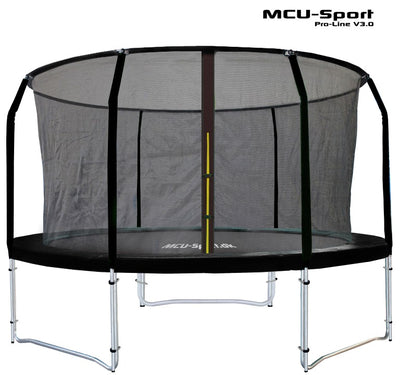 Se MCU-Sport Pro-line 3,05m Sort Trampolin V3.0 + Pro sikkerhedsnet ✔ Kæmpe udvalg i  MCU-Sport ✔ Hurtig levering: 1 - 2 Hverdage samt billig fragt - Varenummer: MMA-1368031 og barcode / Ean: '5712548136916 på lager - Udsalg på Have Trampoliner Spar op til 58% - Over 785 kendte brands på udsalg