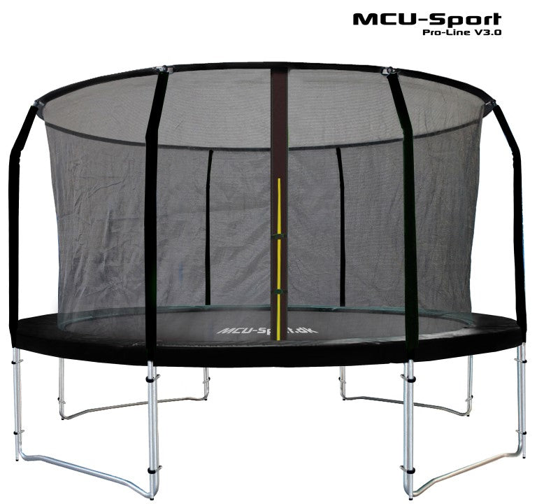 Se MCU-Sport Pro-line 3,7m Sort Trampolin V3.0 + Pro sikkerhedsnet ❤ Kæmpe udvalg i MCU-Sport ❤ Hurtig levering: 1 - 2 Hverdage samt billig fragt - Varenummer: MMA-1368531 og barcode / Ean: &