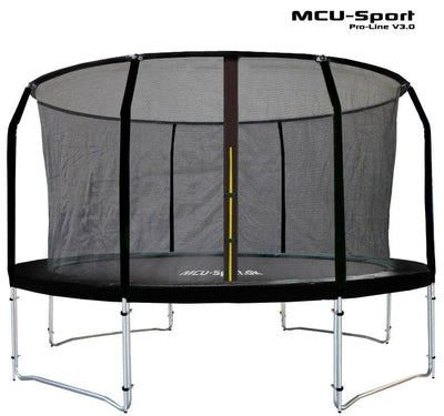 Se MCU-Sport Pro-line 4,3m Sort Trampolin V3.0 + Pro sikkerhedsnet ❤ Kæmpe udvalg i MCU-Sport ❤ Hurtig levering: 1 - 2 Hverdage samt billig fragt - Varenummer: MMA-1369031 og barcode / Ean: '5712548137104 på lager - Udsalg på Have Trampoliner Spar op til 55% - Over 454 design mærker på udsalg