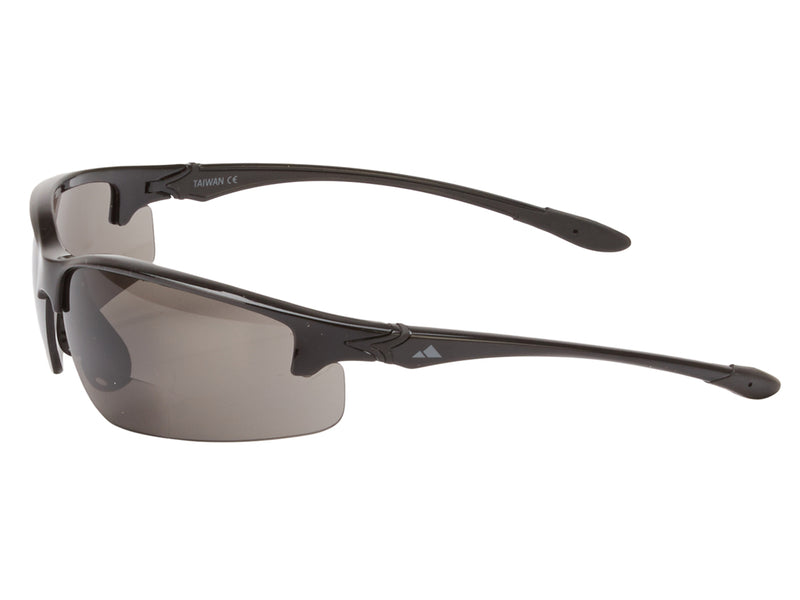 Se Ongear Stelvio - Cykelbrille med PC Smoke bifocal linse +2,0 - Blank sort ❤ Kæmpe udvalg i On Gear ❤ Hurtig levering: 1 - 2 Hverdage samt billig fragt - Varenummer: CKP-5712934008339 og barcode / Ean: &