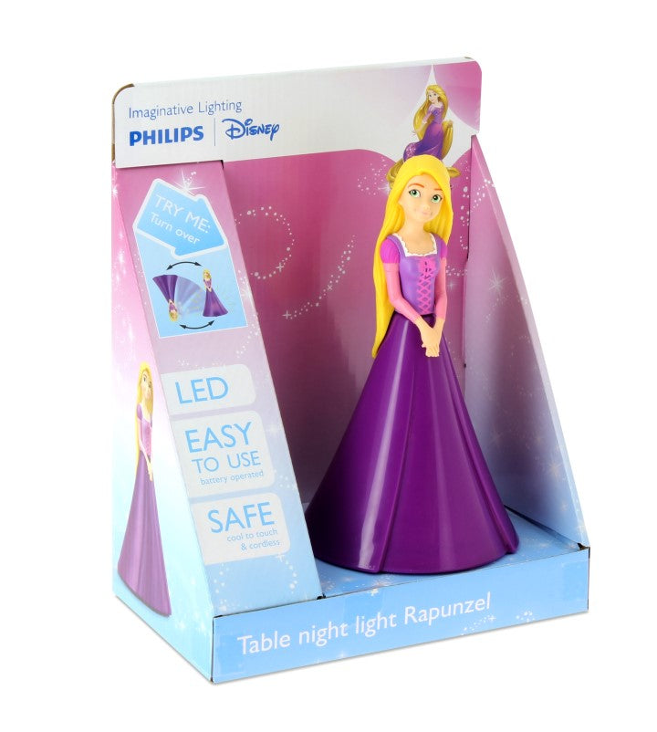 Se Phillips Disney Prinsesse Rapunzel 3D Bordlampe ✔ Kæmpe udvalg i InToy ✔ Hurtig levering: 1 - 2 Hverdage samt billig fragt - Varenummer: MMA-19165241 og barcode / Ean: &