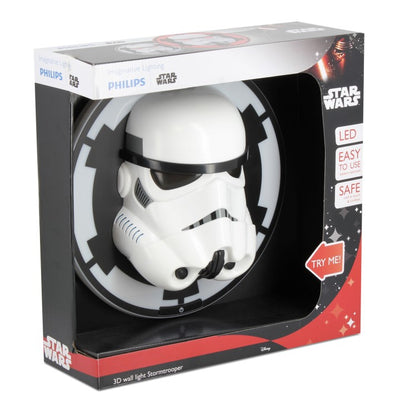 Se Phillips Star Wars Stormtrooper 3D Lampe ✔ Kæmpe udvalg i Phillips ✔ Hurtig levering: 1 - 2 Hverdage samt billig fragt - Varenummer: MMA-19165231 og barcode / Ean: '8718696154847 på lager - Udsalg på Børne Lamper og Natlamper Spar op til 54% - Over 454 design brands på udsalg