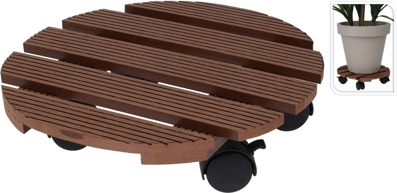 Se Planterullevogn kraftig WPC - Ø29 cm brun ❤ Stort online udvalg i Bolig og Haven ❤ Hurtig levering: 1 - 2 Hverdage samt billig fragt ❤ Varenummer: BGH-47000845746506 og barcode / Ean: &