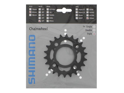 Se Shimano Acera - 22 tands klinge MTB - BCD64 - Sort - FC-M391 og FC-M430 ❤ Kæmpe udvalg i Shimano ❤ Hurtig levering: 1 - 2 Hverdage samt billig fragt - Varenummer: CKP-4524667950677 og barcode / Ean: '4524667950677 på lager - Udsalg på Klinger Spar op til 63% - Over 454 kendte brands på udsalg