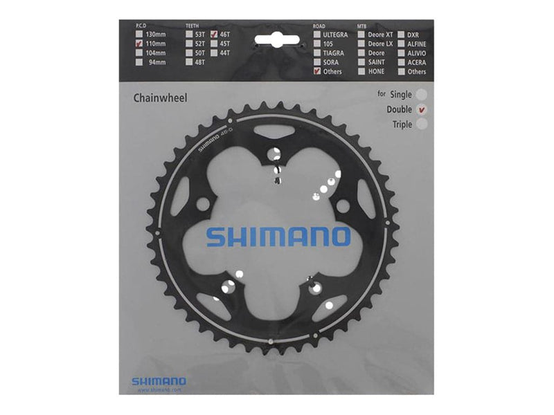 Se Shimano Cyclecross - 46 tands klinge - BCD110 - Sort - FC-CX50 ❤ Kæmpe udvalg i Shimano ❤ Hurtig levering: 1 - 2 Hverdage samt billig fragt - Varenummer: CKP-4524667983019 og barcode / Ean: &