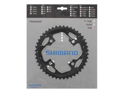 Se Shimano Deore LX - 44 tands klinge MTB - BCD104 - Sort - FC-T671 ❤ Kæmpe udvalg i Shimano ❤ Hurtig levering: 1 - 2 Hverdage samt billig fragt - Varenummer: CKP-4524667933380 og barcode / Ean: '4524667933380 på lager - Udsalg på Klinger Spar op til 58% - Over 350 kendte brands på udsalg