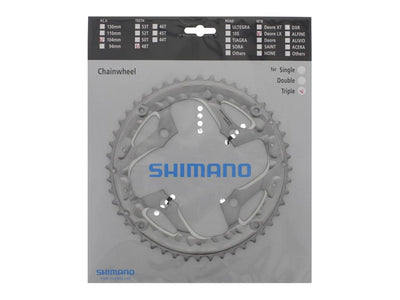 Se Shimano Deore LX - 48 tands CG klinge MTB - BCD104 - Sølvt - FC-T671 ❤ Kæmpe udvalg i Shimano ❤ Hurtig levering: 1 - 2 Hverdage samt billig fragt - Varenummer: CKP-4524667933410 og barcode / Ean: '4524667933410 på lager - Udsalg på Klinger Spar op til 57% - Over 360 kendte mærker på udsalg