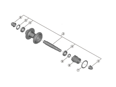 Se Shimano MT401 - Aksel sæt til bagnav 12 gear - Disk center lock - 135mm - FH-MT401 ✔ Kæmpe udvalg i  Shimano ✔ Hurtig levering: 1 - 2 Hverdage samt billig fragt - Varenummer: CKP-4550170876166 og barcode / Ean: '4550170876166 på lager - Udsalg på Reservedele til nav Spar op til 64% - Over 1454 kendte mærker på udsalg