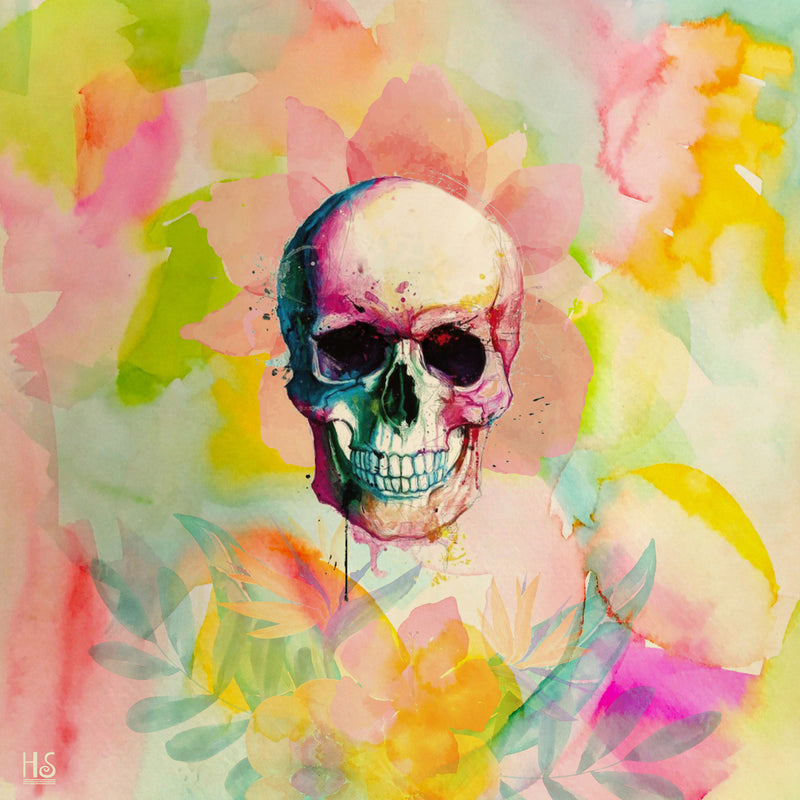 Se A Happy Skull af Helt Sort ❤ Stort online udvalg i Helt Sort ❤ Hurtig levering: 1 - 2 Hverdage samt billig fragt ❤ Varenummer: ILL-13999 og barcode / Ean: på lager - Udsalg på Illux Art shop - Helt Sort - Abstrakt Spar op til 62% - Over 454 design brands på udsalg