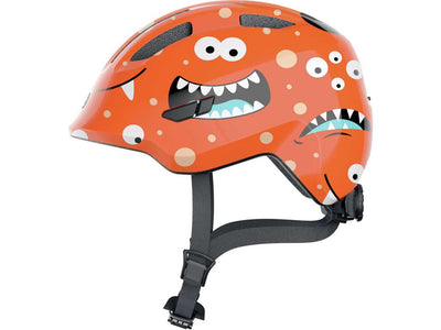 Se Abus Smiley 3.0 - Cykelhjelm til børn - Orange monster - Str. 45-50 cm ❤ Kæmpe udvalg i Abus ❤ Hurtig levering: 1 - 2 Hverdage samt billig fragt - Varenummer: CKP-4003318672651 og barcode / Ean: '4003318672651 på lager - Udsalg på Cykelhjelme Spar op til 58% - Over 350 kendte brands på udsalg