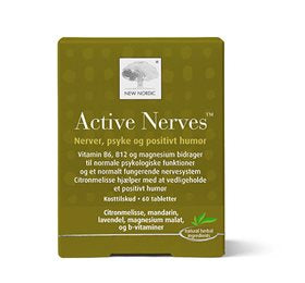 Se New Nordic Active Nerves 60 Tabl. ❤ Kæmpe udvalg i New Nordic ❤ Hurtig levering: 1 - 2 Hverdage samt billig fragt - Varenummer: HG-45947 og barcode / Ean: '5021807006397 på lager - Udsalg på Sundhed Spar op til 56% - Over 454 kendte brands på udsalg