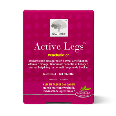 Stort online udvalg i New Nordic Active Legs 120 tabletter ❤ New Nordic ❤ Hurtig levering: 1 - 2 Hverdage og gratis fragt v/køb over 295 kr. GLS til pakkeshop ❤ Varenummer: HG-45424 og barcode / Ean: 5021807454242 på lager - Kæmpe udvalg i Kosttilskud - Over 454 design brands på udsalg