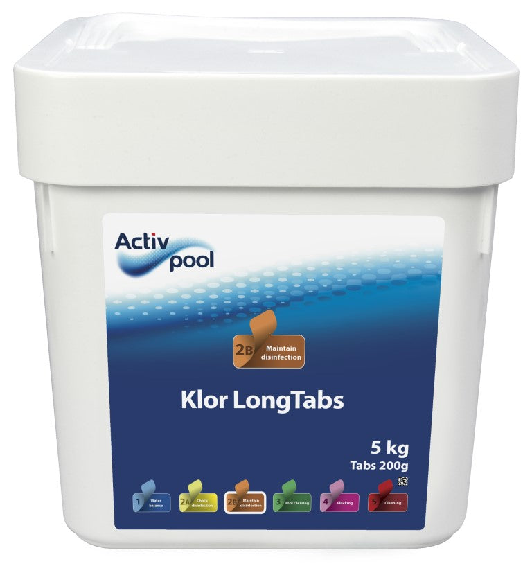 Se ActivPool Klor LongTabs 200g 5kg, Langsomklor ✔ Kæmpe udvalg i  ActivPool ✔ Hurtig levering: 1 - 2 Hverdage samt billig fragt - Varenummer: MMA-2115018 og barcode / Ean: &