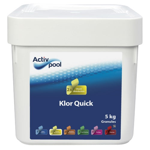 Se ActivPool Klor Quick - hurtigklor granulat 5kg ✔ Kæmpe udvalg i  ActivPool ✔ Hurtig levering: 1 - 2 Hverdage samt billig fragt - Varenummer: MMA-2115009 og barcode / Ean: &