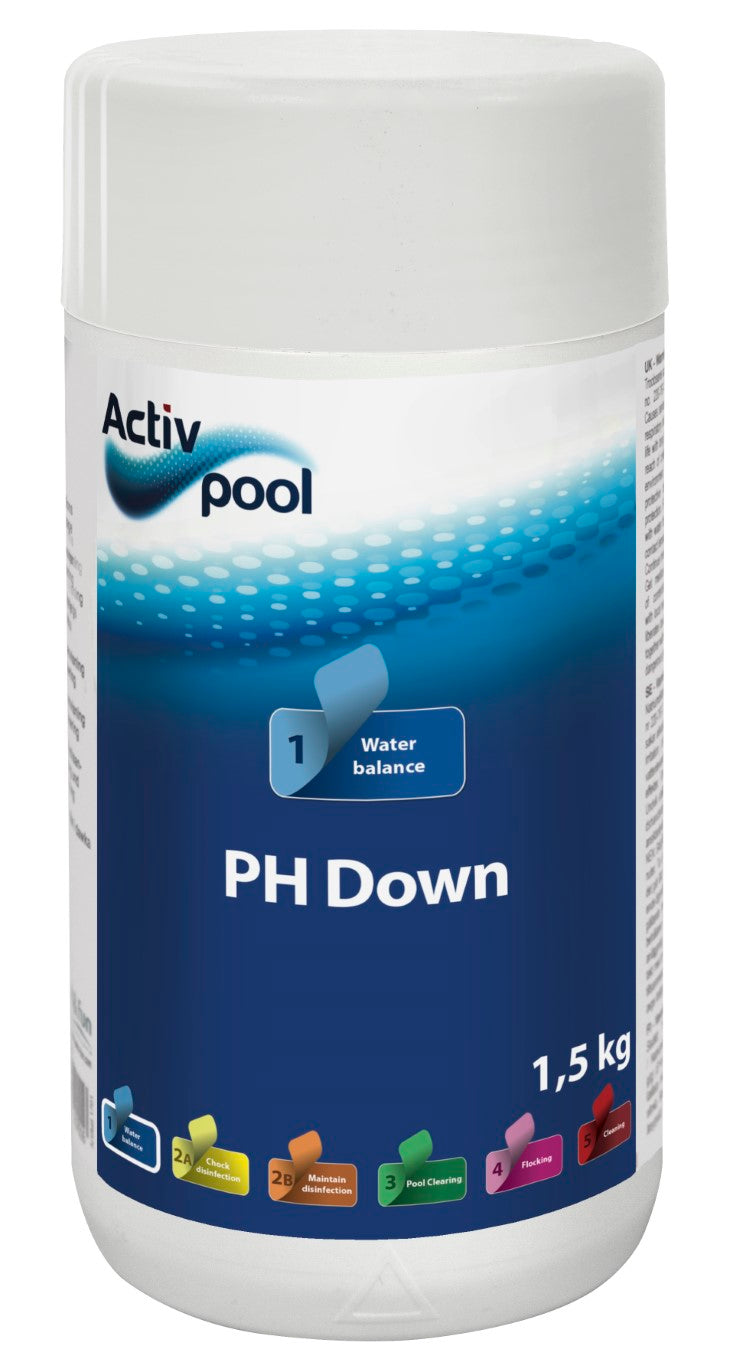 Se ActivPool PH Minus / PH Down 1,5 kg ✔ Kæmpe udvalg i ActivPool ✔ Hurtig levering: 1 - 2 Hverdage samt billig fragt - Varenummer: MMA-2115004 og barcode / Ean: &