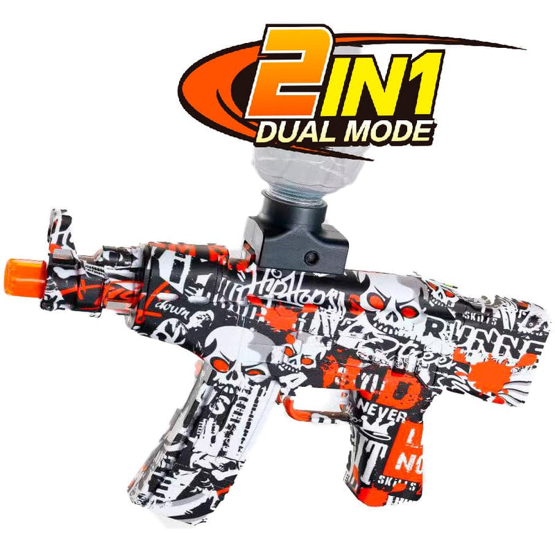 Se Elektronisk 2-i-1 AK Gel blaster + Dart blaster fra 8 år ❤ Stort online udvalg i Shooting Elite ❤ Hurtig levering: 1 - 2 Hverdage samt billig fragt - Varenummer: MMA-228005 og barcode / Ean: &