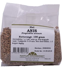 Stort online udvalg i Natur Drogeriet Anis Hel 100 g. ❤ Natur Drogeriet ❤ Hurtig levering: 1 - 2 Hverdage og gratis fragt v/køb over 295 kr. GLS til pakkeshop ❤ Varenummer: HG-11201 og barcode / Ean: 5703137901718 på lager - Kæmpe udvalg i Mad & drikke - Over 454 design mærker på udsalg